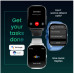 Ambrane Wise Glaze with 1.78" Amoled Display, BT Calling,SPO2, Heart Rate Monitor Smartwatch Silver Metal